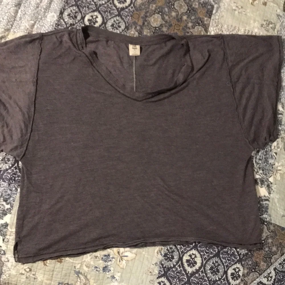 Oversized Free People tee shirt size large - Picture 1 of 6